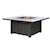 Ebel Fire Pit 54 Inch Square Fire Pit